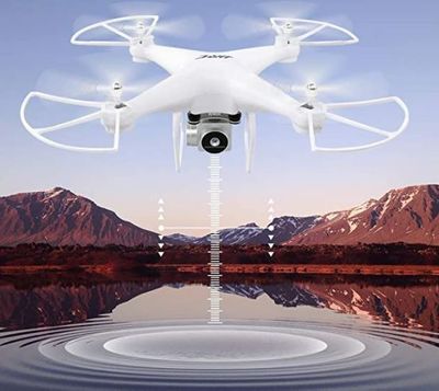 JJRC H68 RC Quadcopter Drone with Camera, 40Mins Flight Time WiFi FPV Live Video Drone, 720P HD Anti-Shake Table 45° Adjustable Angle Camera with Headless Mode for Adults Beginners (White) For $89.99 At Amazon Canada