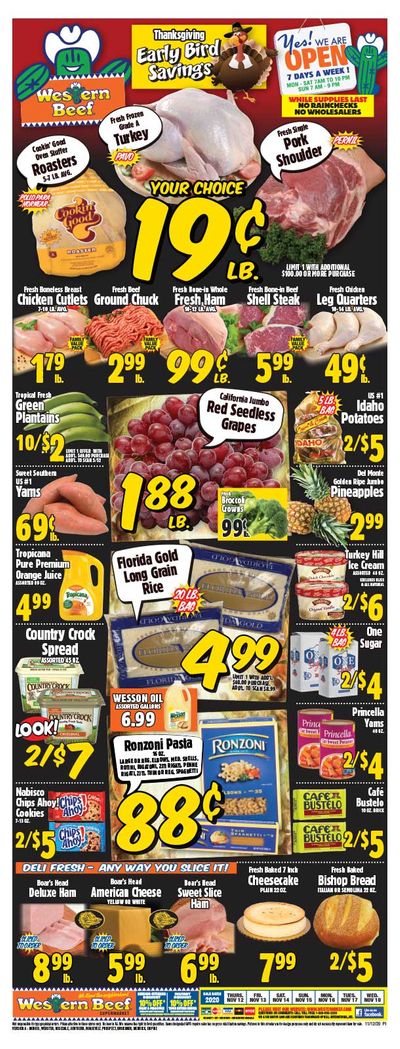Western Beef Weekly Ad Flyer November 12 to November 18, 2020