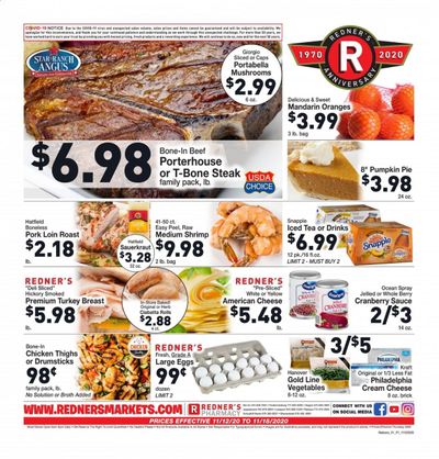 Redner's Markets Weekly Ad Flyer November 12 to November 18