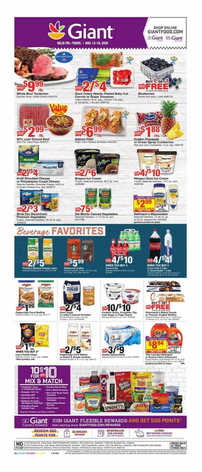 Giant Food Weekly Ad Flyer November 13 to November 19