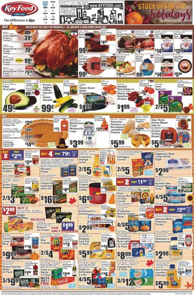 Key Food (NY) Weekly Ad Flyer November 13 to November 19