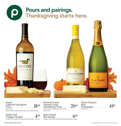 Publix (AL, FL, GA, NC, SC, TN, VA) Weekly Ad Flyer November 12 to November 18