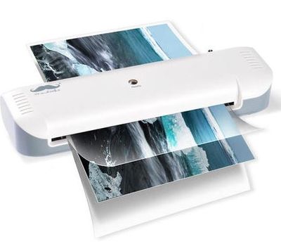 9-Inch Thermal Laminator with 2 Roller System for Office School Home - Moustache For $19.99 At 123Ink Canada