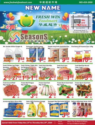 Seasons Food Mart (Brampton) Flyer November 13 to 19