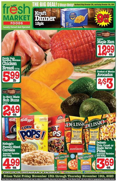 Fresh Market Foods Flyer November 13 to 19