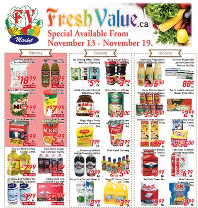 Fresh Value Flyer November 13 to 19