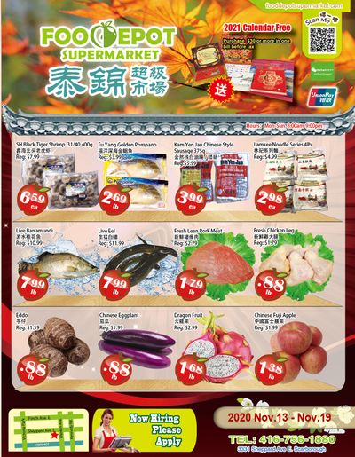 Food Depot Supermarket Flyer November 13 to 19