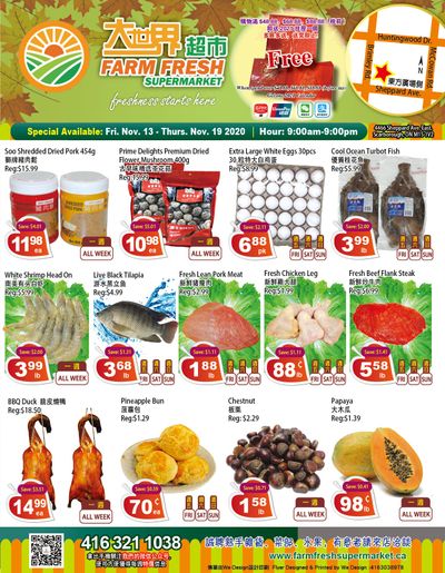 Farm Fresh Supermarket Flyer November 13 to 19