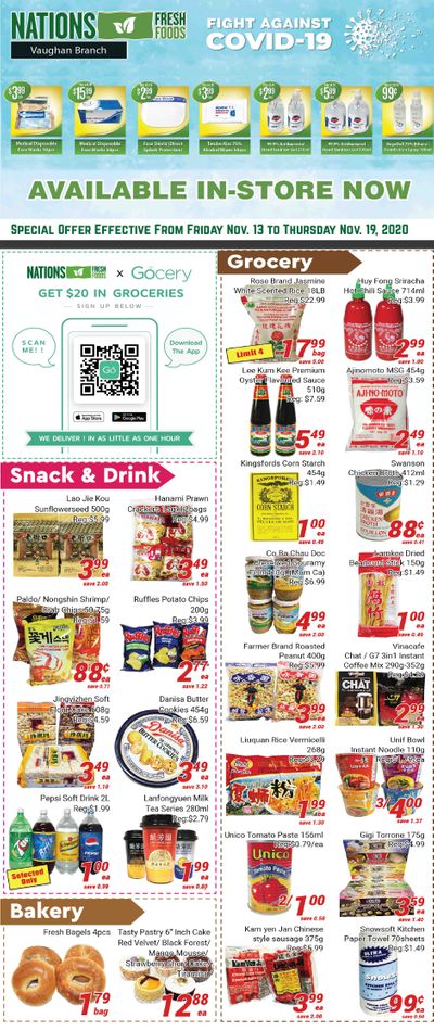 Nations Fresh Foods (Vaughan) Flyer November 13 to 19