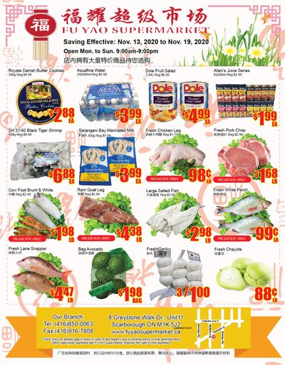 Fu Yao Supermarket Flyer November 13 to 19