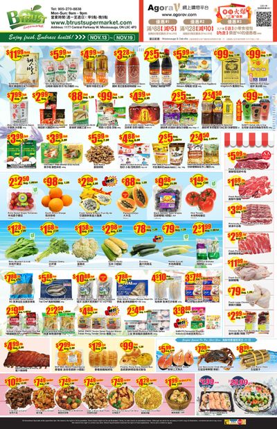 Btrust Supermarket (Mississauga) Flyer November 13 to 19
