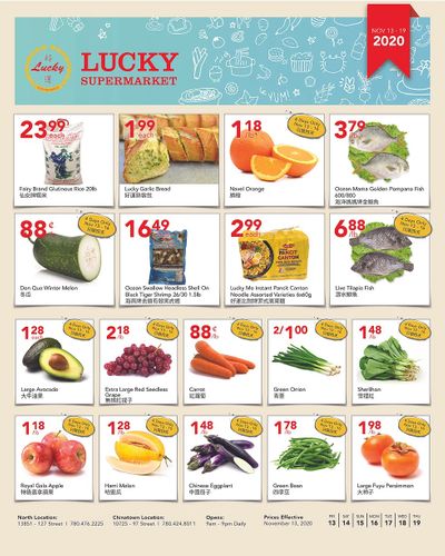 Lucky Supermarket (Edmonton) Flyer November 13 to 19