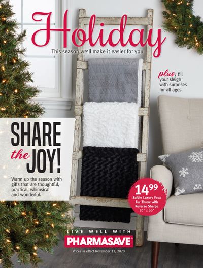 Pharmasave (West) Holiday Gift Guide November 13 to December 24