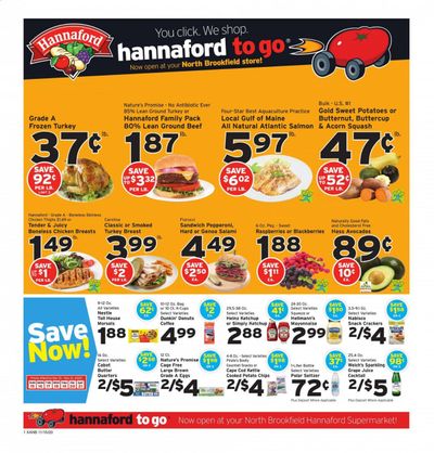 Hannaford (MA) Weekly Ad Flyer November 15 to November 21