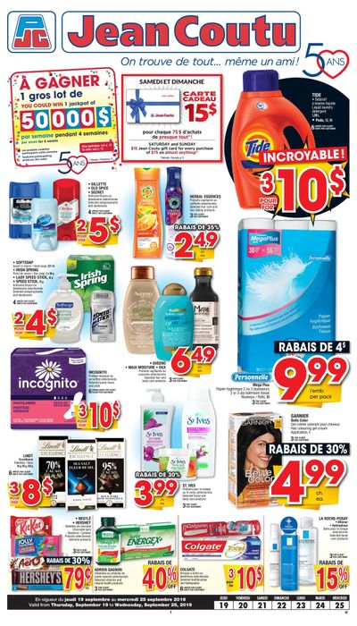 Jean Coutu (QC) Flyer September 19 to 25