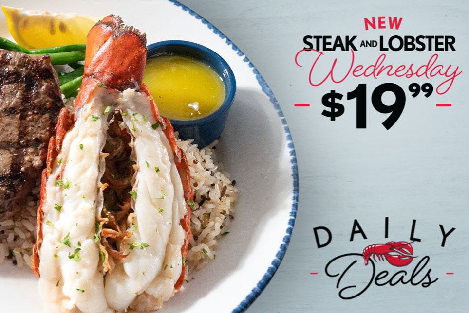 Red Lobster Switches to a New Daily Deal on Wednesdays Introducing 19