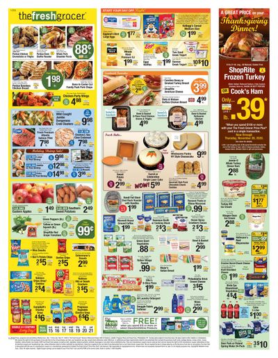 The Fresh Grocer Thanksgiving Weekly Ad Flyer November 15 to November 21