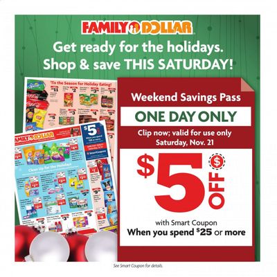 Family Dollar Weekly Ad Flyer November 15 to November 21