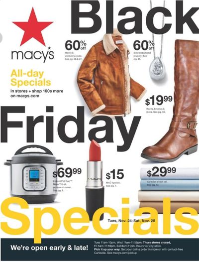 Macy's Weekly Ad Flyer November 24 to November 28