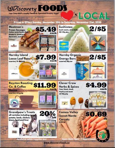 Discovery Foods Flyer November 15 to 21