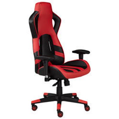 Brassex Luna Ergonomic Faux Leather Gaming Chair - Red On Sale for $179.99 at Best Buy Canada