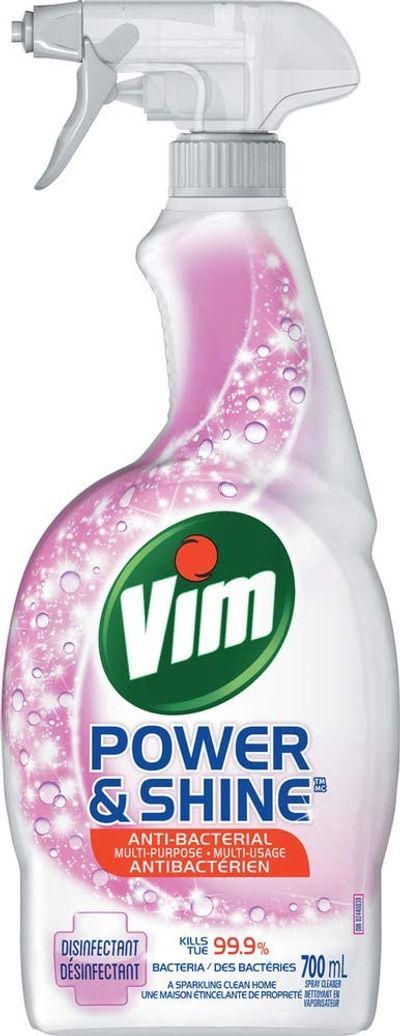 Vim Power & Shine Anti-Bacterial Spray  700 ml  On Sale for $ 2.49 (Save $ 2.00) at Amazon Canada
