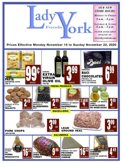 Lady York Foods Flyer November 16 to 22