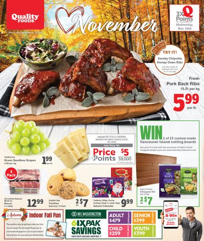 Quality Foods Flyer November 16 to 22