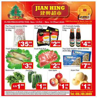 Jian Hing Supermarket (North York) Flyer November 13 to 19