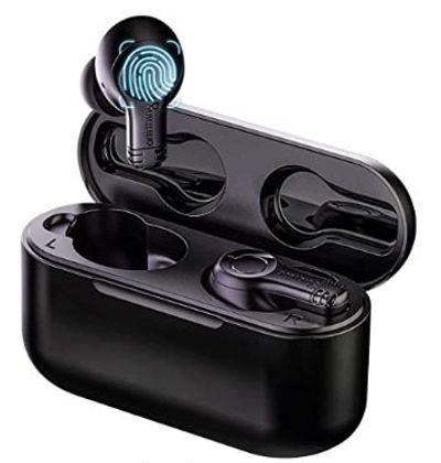 omthing Earphones True Wireless in-Ear, Headphones with 4 ENC Microphones for Clear Phone Calls, Bluetooth 5.0 Earbuds with Deep Bass and Touch Control, Noise Isolation, Ergonomic Fit, 20 H Playtime At $34.99 For Amazon Canada