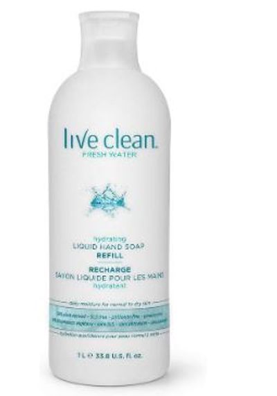 Live Clean Fresh Water Hydrating Liquid Hand Soap Refill, 1 L At $ 5.59 For Amazon Canada