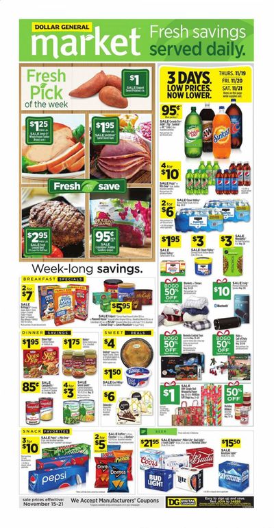 Dollar General (OK) Weekly Ad Flyer November 15 to November 21