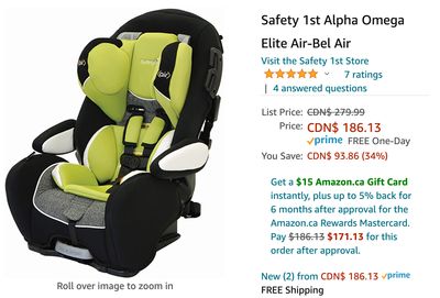 Amazon Canada Pre Black Friday Deals: Save 34% on Safety 1st Alpha Omega Elite Air-Bel Air + 34% on Corded Hair Clippers for Men + More Offers