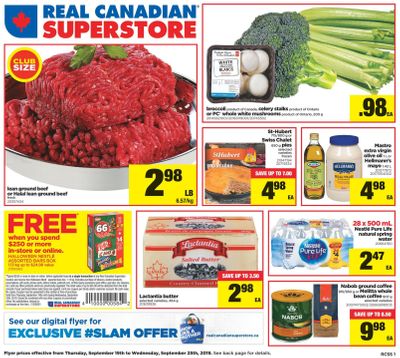 Real Canadian Superstore (ON) Flyer September 19 to 25