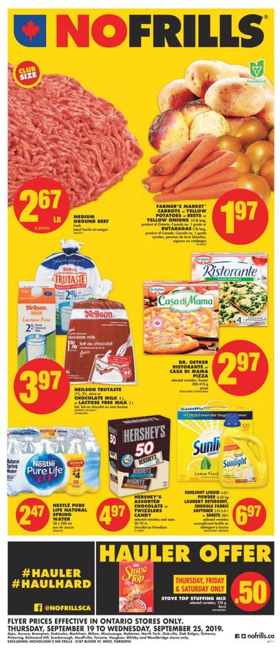 No Frills (ON) Flyer September 19 to 25