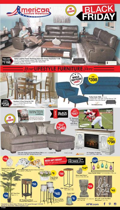 American Furniture Warehouse (CO) Weekly Ad Flyer November 15 to November 21