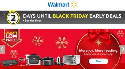 Walmart Canada Black Friday Early Deals: Great Savings on Toys, Kitchen Appliances & More
