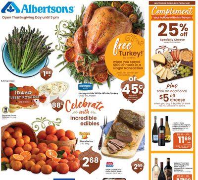 Albertsons Weekly Ad Flyer (11/18/20 – 11/26/20) & Albertsons Ad Preview
