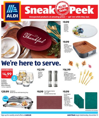 Aldi Weekly Ad Flyer (11/11/20 – 11/17/20): Early Aldi Ad Preview Sneak Peek