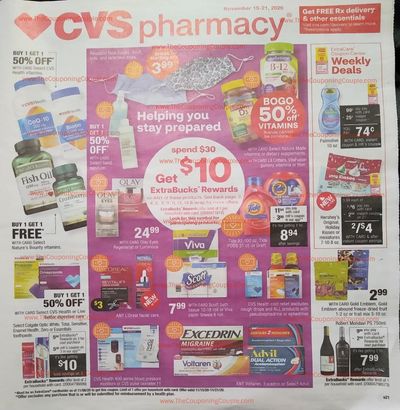 CVS Ad Preview (11/15/20 – 11/21/20): Early CVS Weekly Ad Flyer Preview