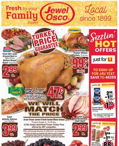 Jewel Osco Weekly Ad Flyer (11/11/20 – 11/17/20): Jewel Osco Ad Preview