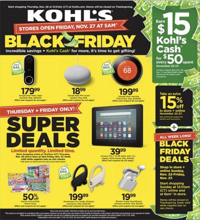 Kohls Black Friday Ad 2020: BROWSE all 72 Pages of the Ad!