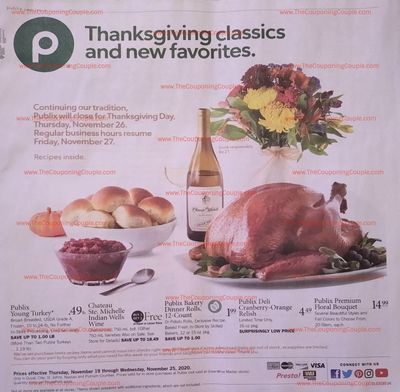 Publix Ad Preview 11/18/20 – 11/24/20 (or 11/19-11/25/20 for Some)