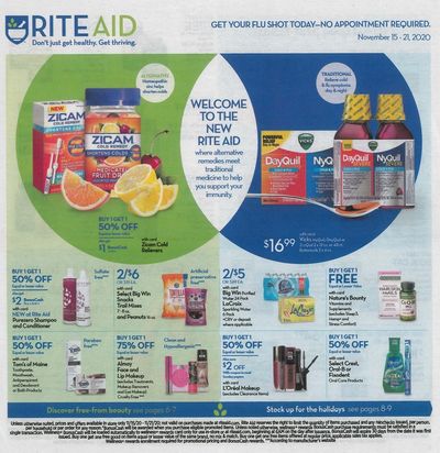 Rite Aid Weekly Ad Flyer (11/15/20 – 11/21/20): Early Rite Aid Ad Preview