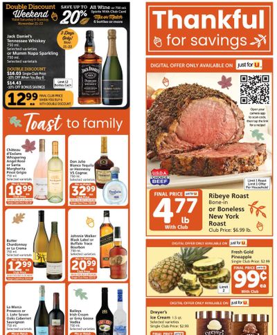 Vons Weekly Ad Flyer (11/18/20 – 11/26/20): Early Vons Ad Preview