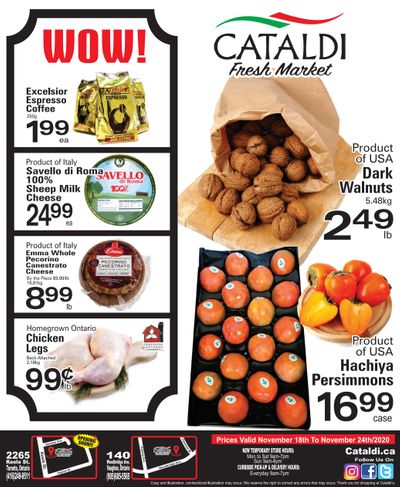 Cataldi Fresh Market Flyer November 18 to 24