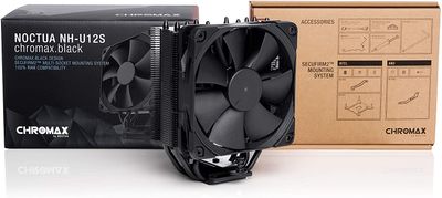 Noctua NH-U12S chromax.Black, 120mm Single-Tower CPU Cooler (Black) On Sale for $ 94.95 at Amazon Canada Noctua NH-U12S chromax.Black, 120mm Single-Tower CPU Cooler (Black) On Sale for $ 94.95 at Amazon Canada