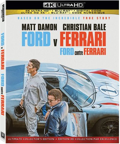 Ford v Ferrari (UHD + BD + Digital Code) [Blu-ray] On Sale for $ 18.00 at Amazon Canada