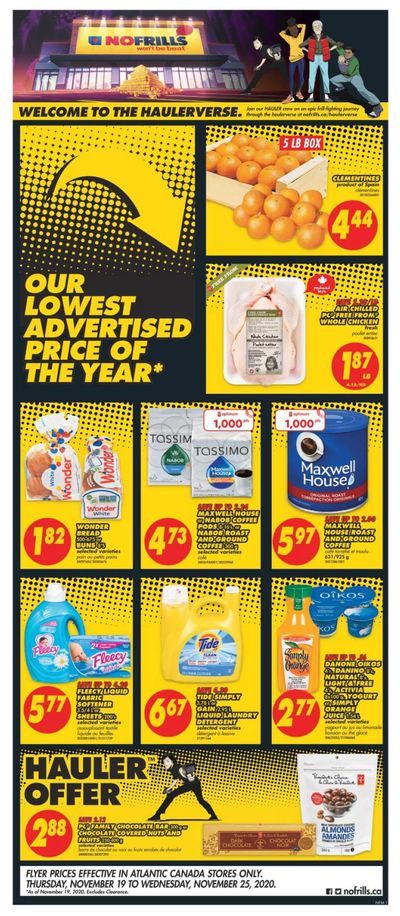 No Frills (Atlantic) Flyer November 19 to 25