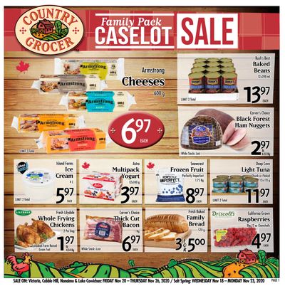 Country Grocer (Salt Spring) Flyer November 18 to 23 Country Grocer (Salt Spring) Flyer November 18 to 23
